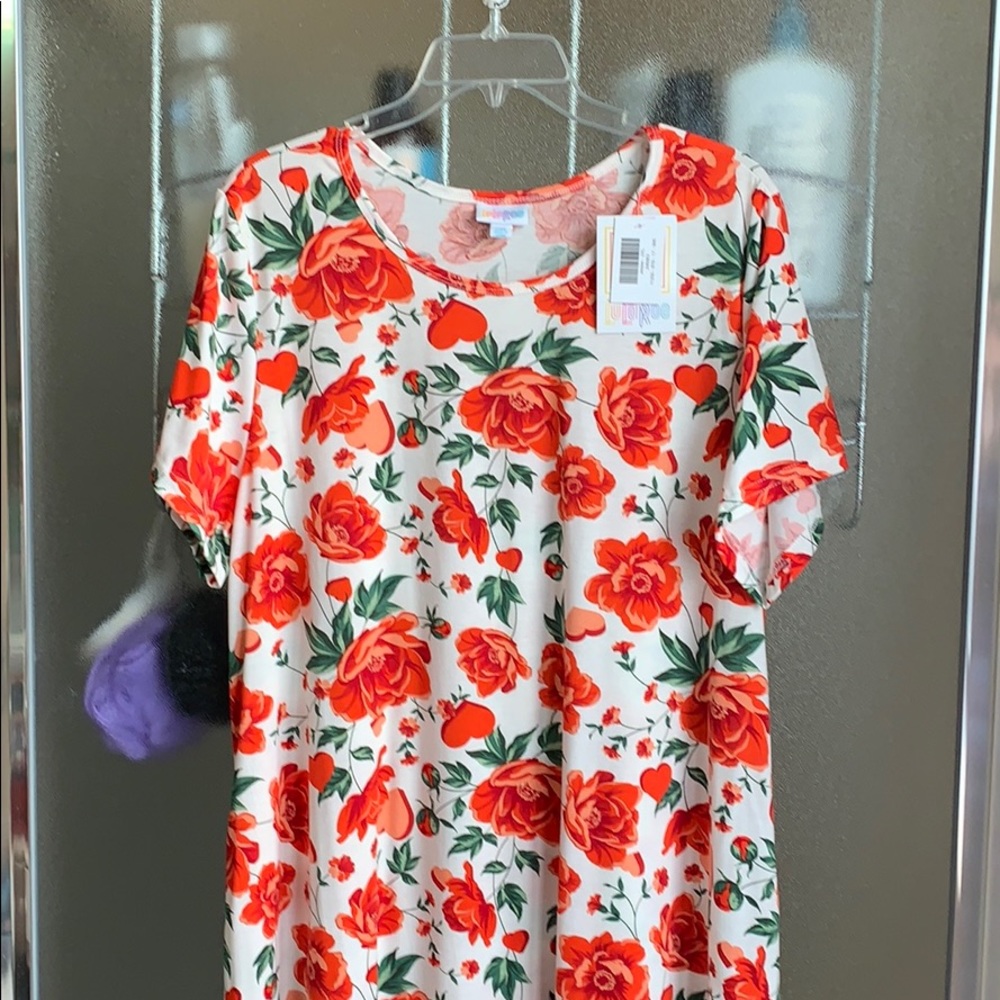 LuLaRoe Happy Hearts Jessie Dress NWT